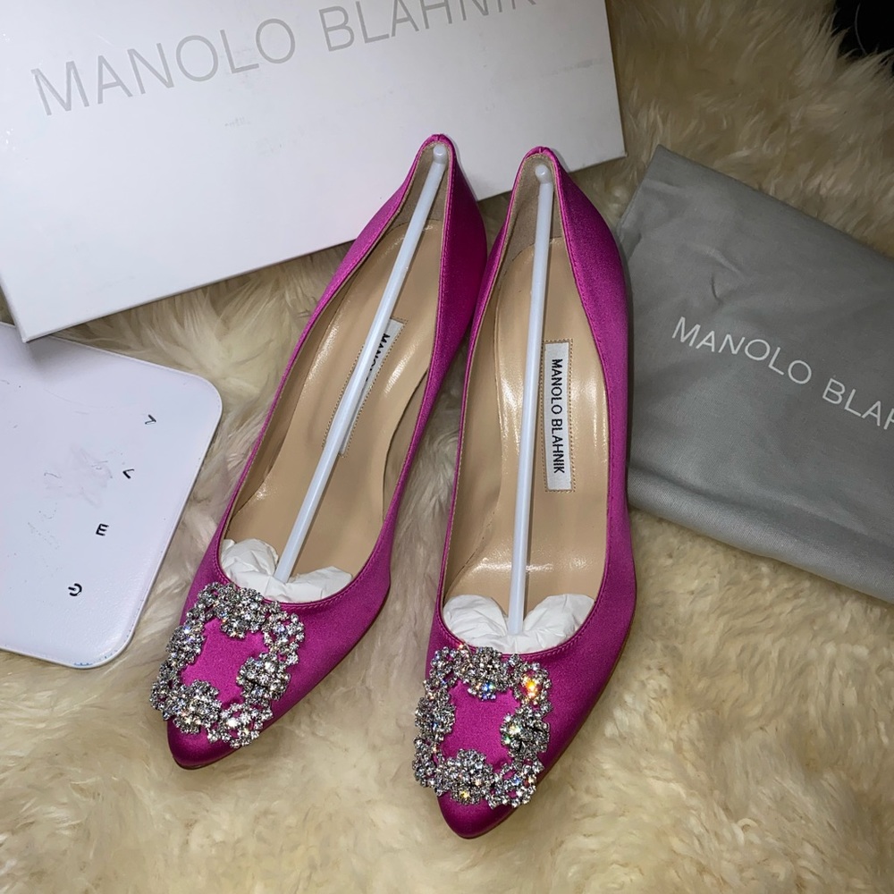 New authentic Manolo Blahnik hangisi pumps - Picture 10 of 14